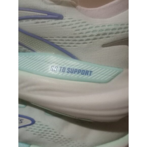 Brooks Glycerin GTS 22 Womens Size 8 B Blue Pink Athletic Running Shoes Sneakers - Picture 14 of 15